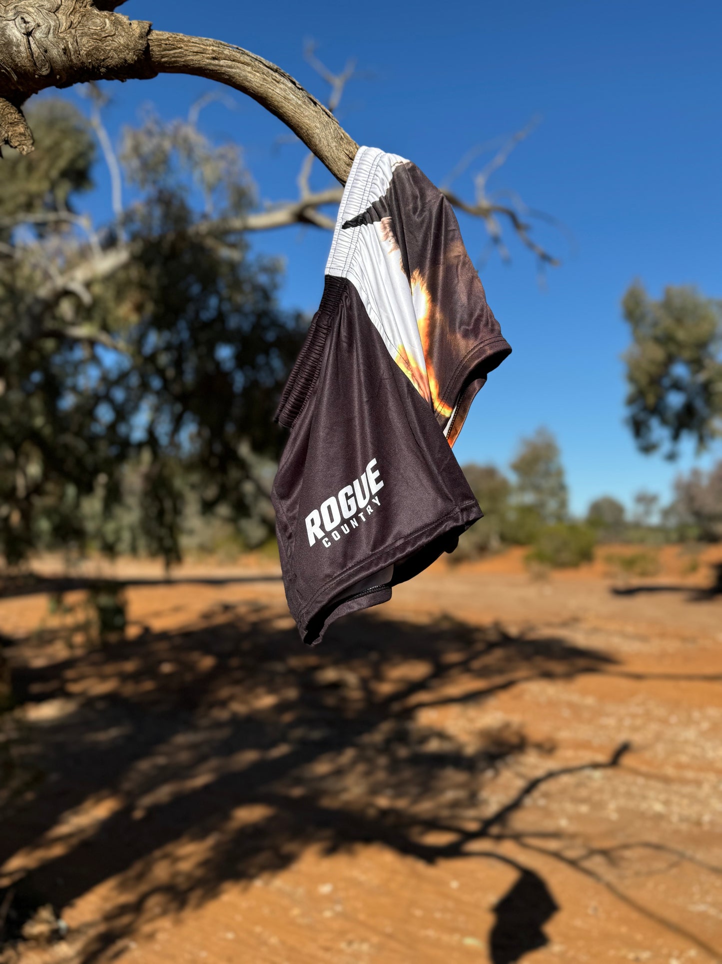 RC Footy shorts (with zip pockets)- Highland Cow