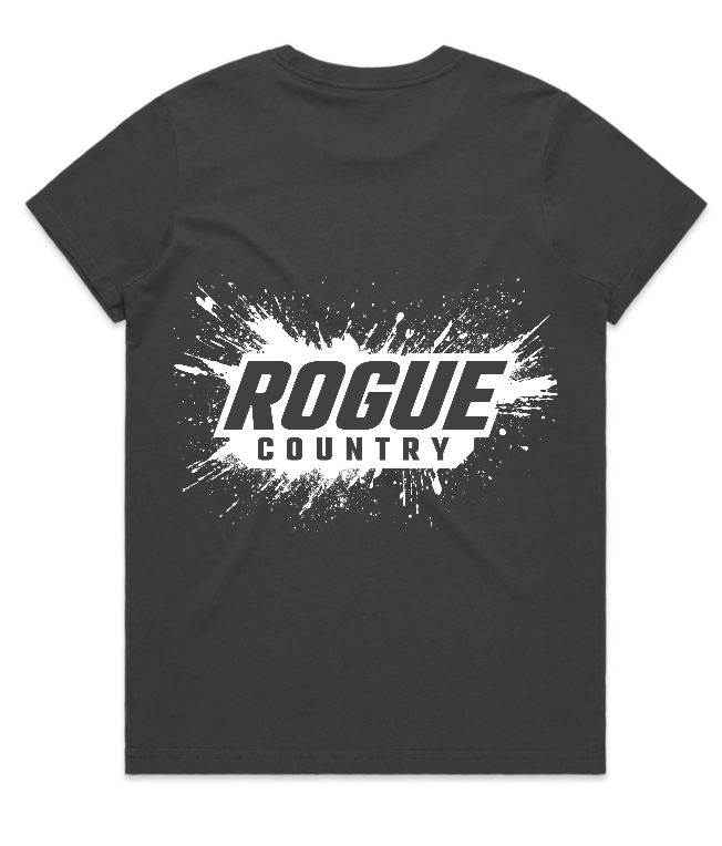 Womens RC tee- Charcoal PRE-ORDER