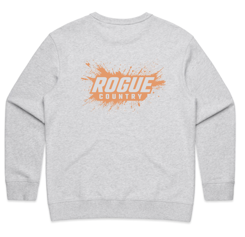 Womens Hazel Crew- Grey/Peach PRE-ORDER