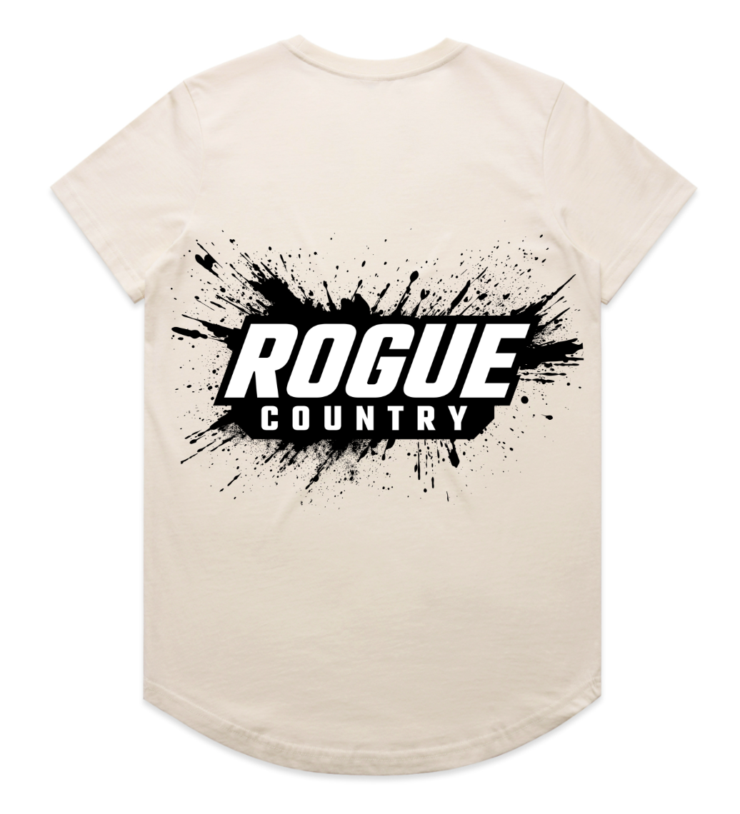 Mens RC curve tee- Ecru PRE-ORDER