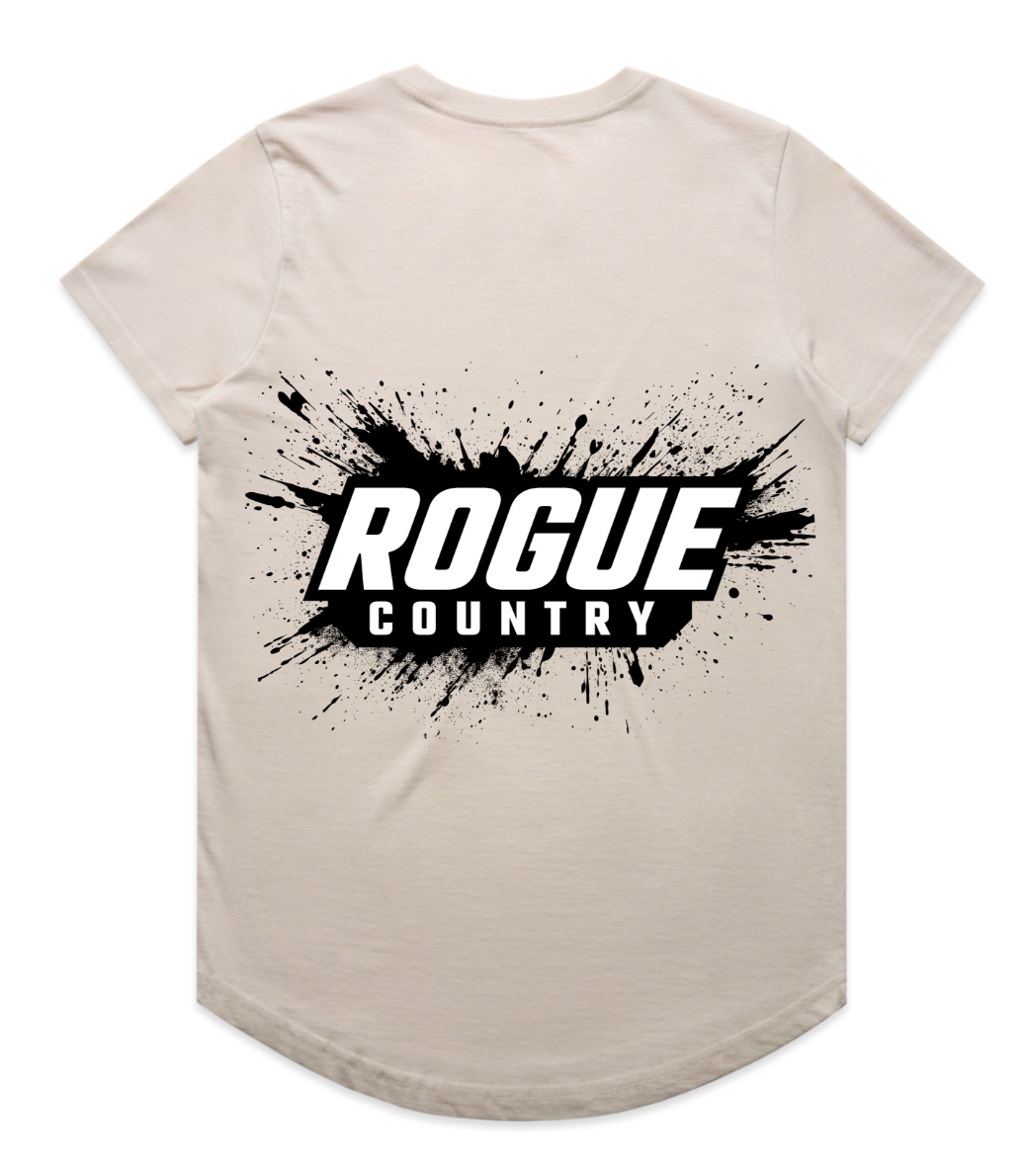 Womens RC curve tee- Bone PRE-ORDER