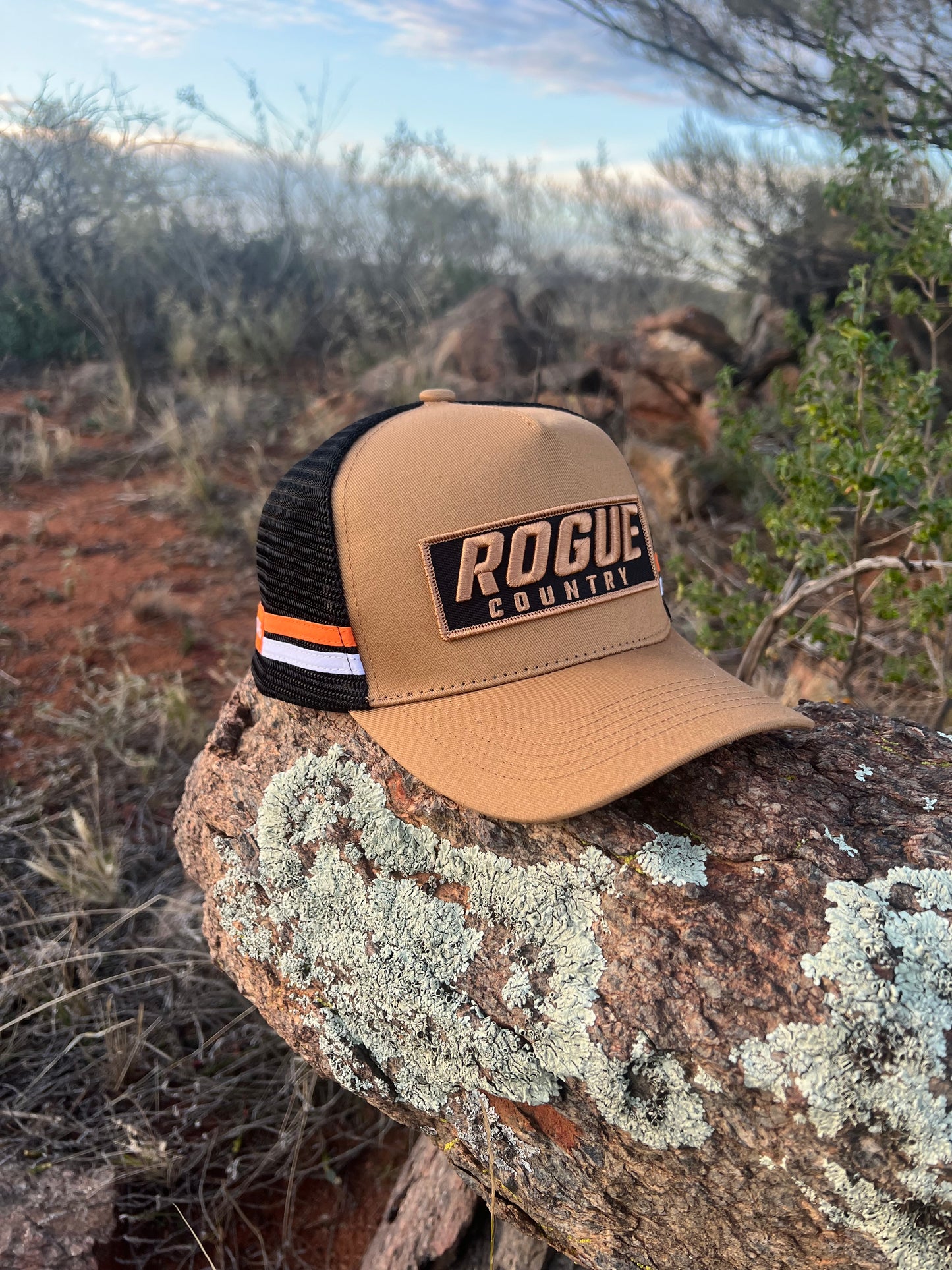 Rogue Country Trucker Hat- Tan