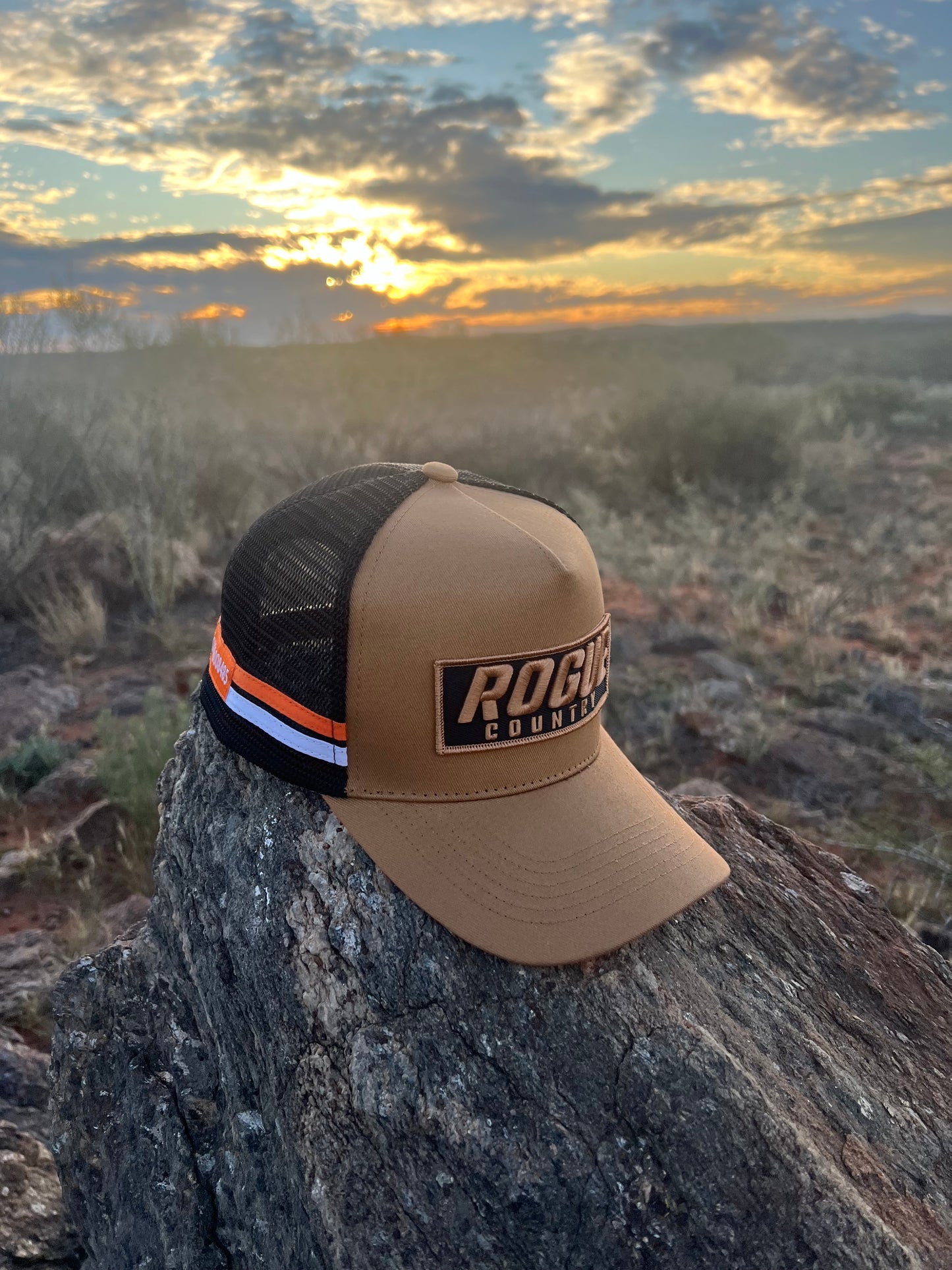 Rogue Country Trucker Hat- Tan