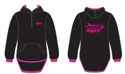 Unisex RC Shearing hoodie- Black/pink trim PRE-ORDER