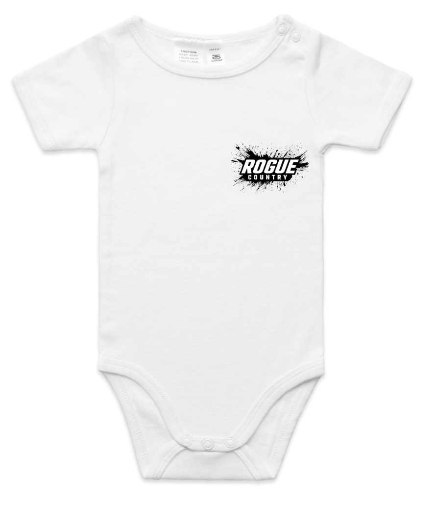 Infant RC one-piece- White PRE-ORDER