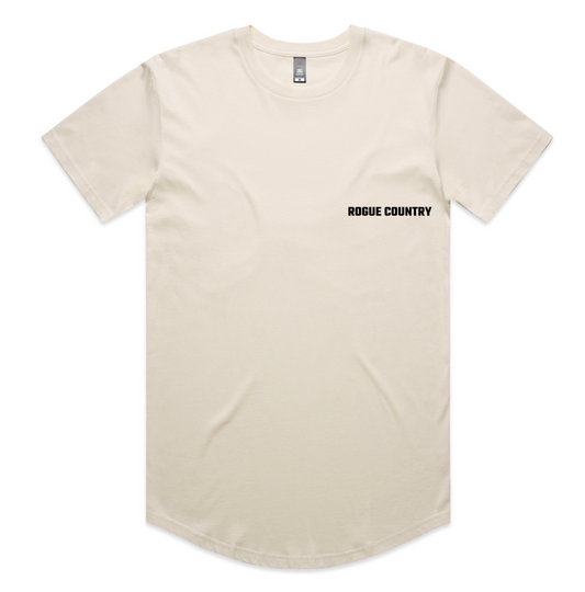 Womens RC curve tee- Ecru PRE-ORDER