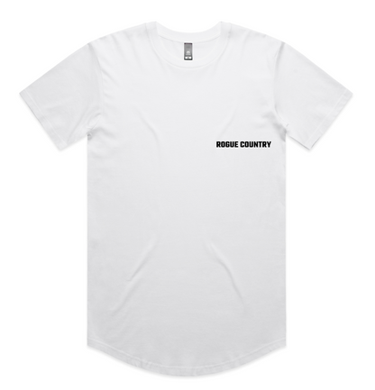 Mens RC curve tee- White PRE-ORDER