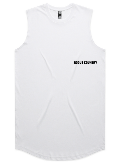 Mens RC singlet/tank- White PRE-ORDER