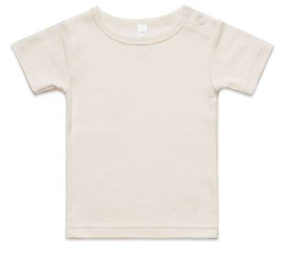 Infant RC tees- Ecru PRE-ORDER