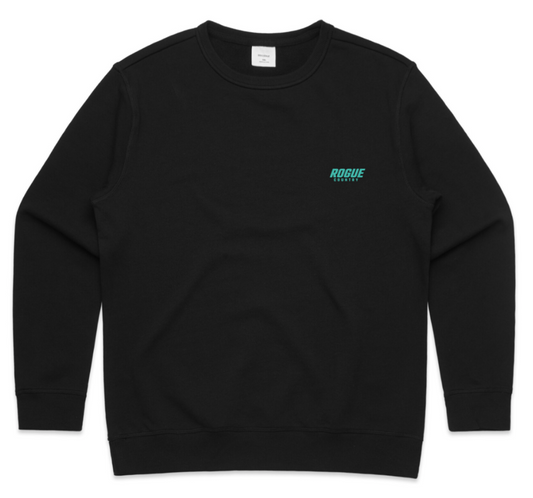 Womens Hazel Crew- Black/Aqua PRE-ORDER