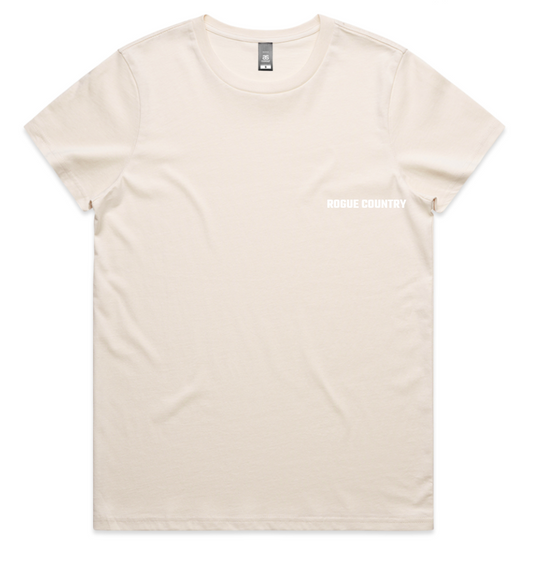 Womens RC tee- Ecru PRE-ORDER