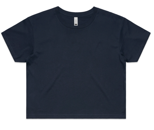 Womens RC crop tee- Navy PRE-ORDER