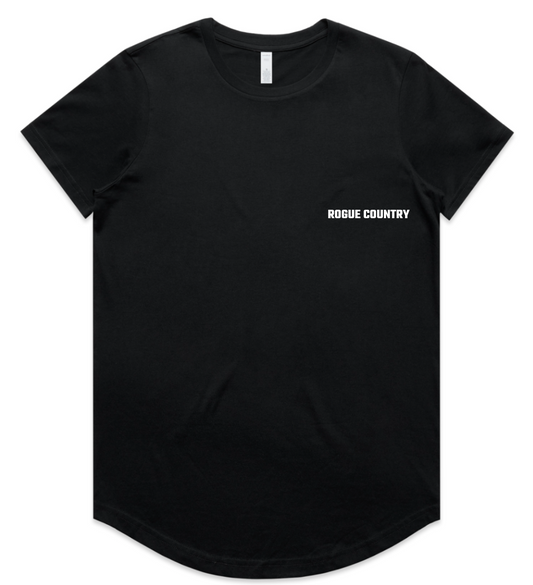 Womens RC curve tee- Black PRE-ORDER