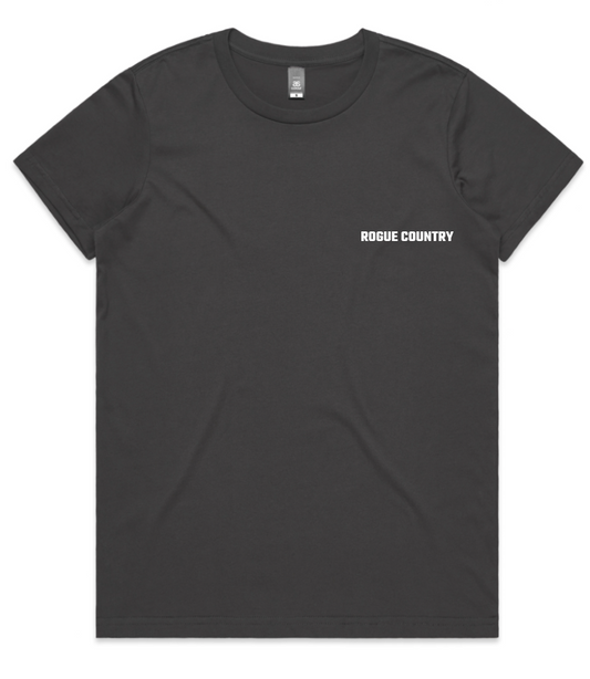 Womens RC tee- Charcoal PRE-ORDER